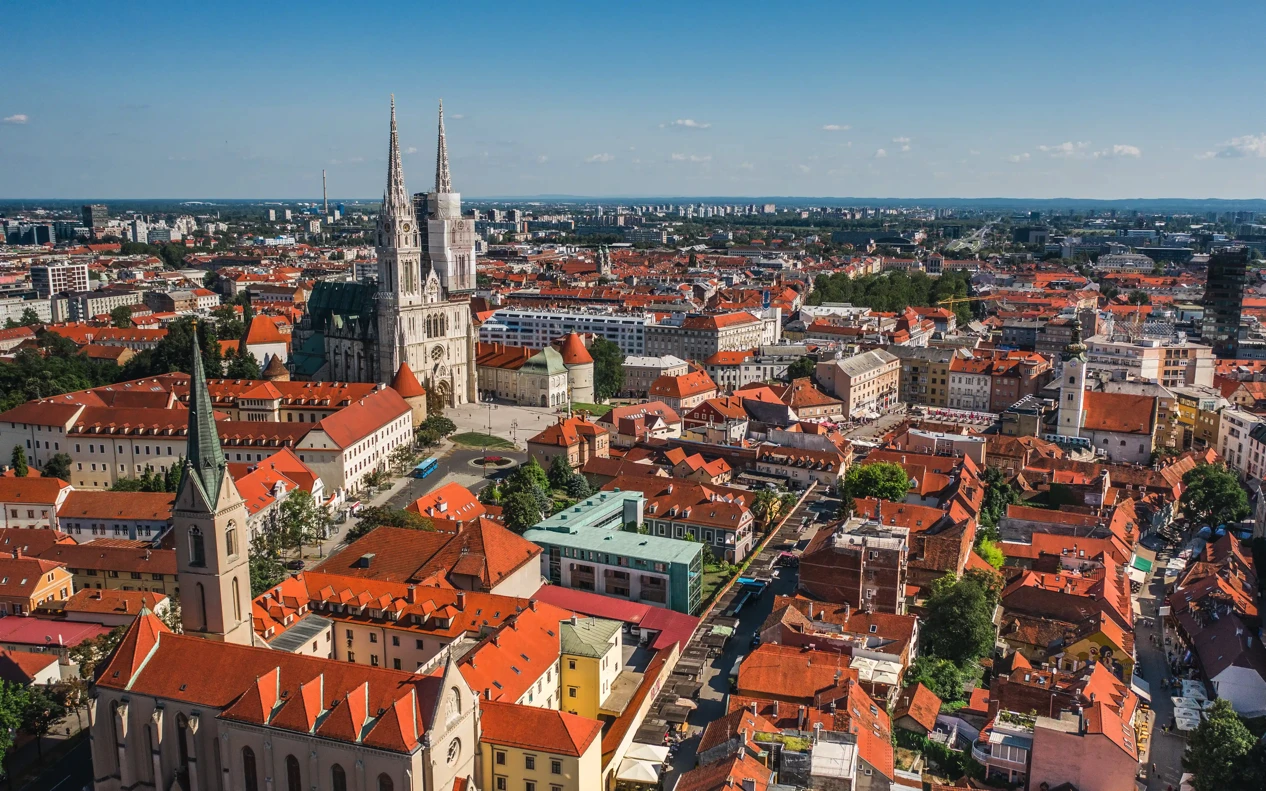 Cityscape of Zagreb